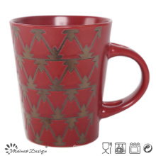 Metal Color Design Red Custom Mug